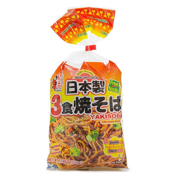 Mì Yakisoba/Udon tươi Nhật Bản (kèm sốt)