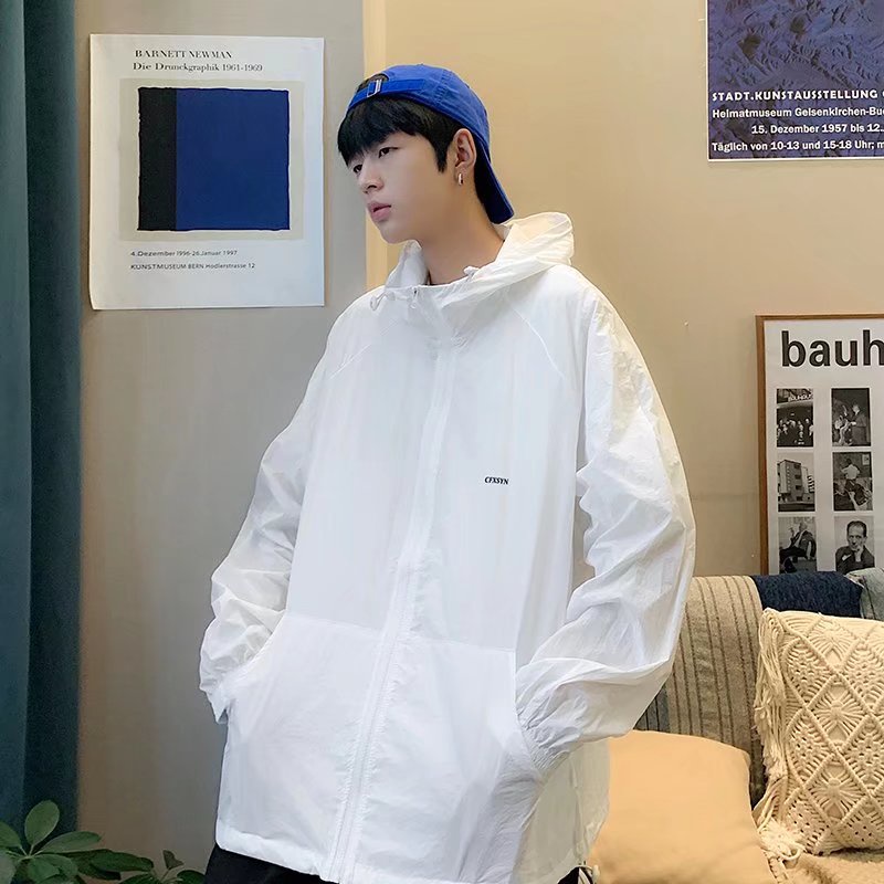 Áo Khoác Chống Nắng Nam Dáng Rộng Thoáng Khí Thời Trang Mùa Hè Cho Cặp Đôi Simple Bigsize Hoodie Unisex Áo Nam Form Rộng
