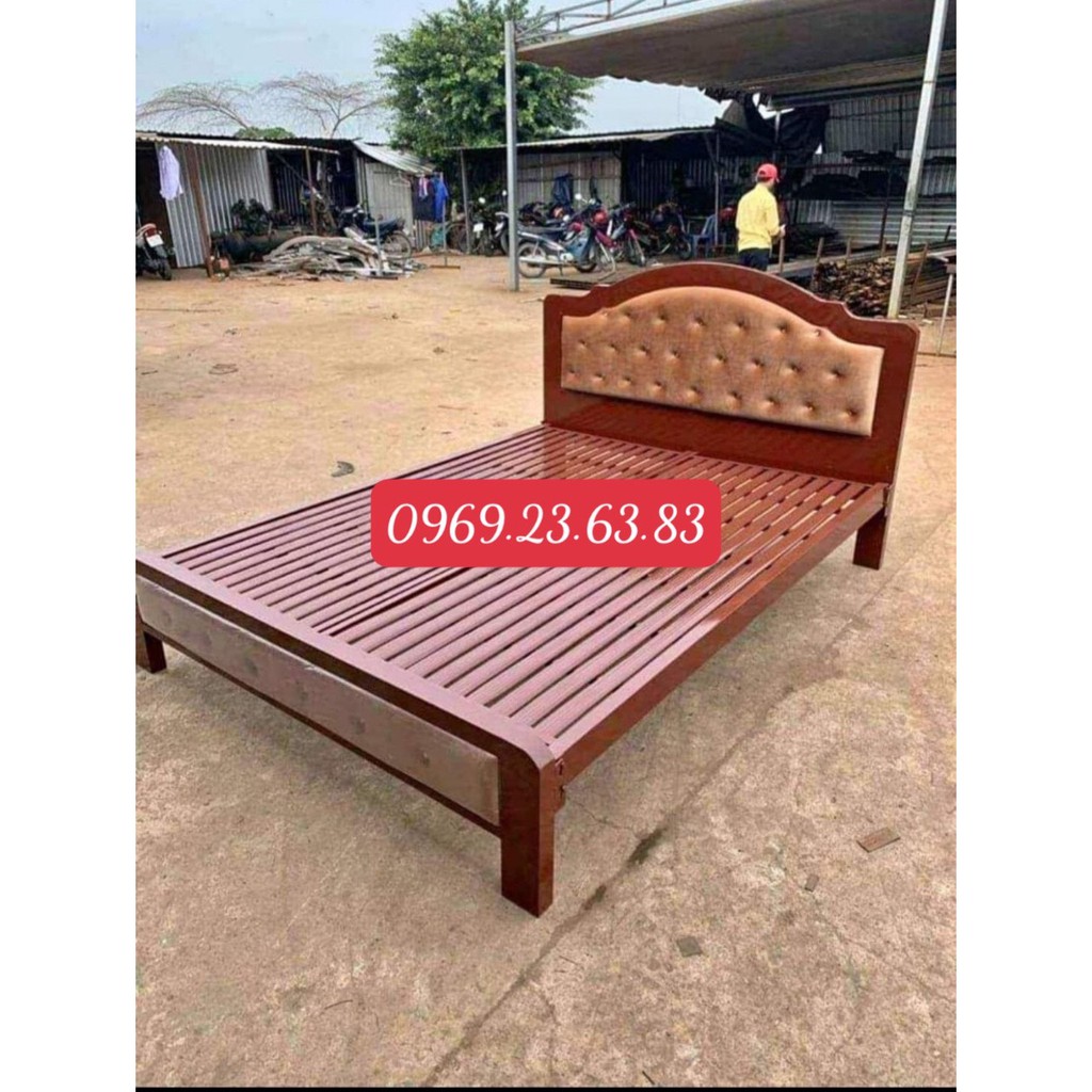 Giường sắt hộp 1m6x2m cao cấp Đại Thành