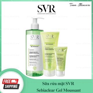 Sữa rửa mặt SVR cho da dầu mụn, da nhạy cảm Sebiaclear Gel Moussant 400ml