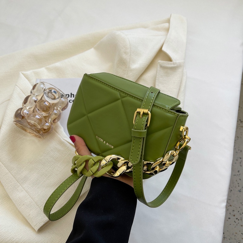 Túi xách đeo vai IELGY hình vuông nhỏ phong cách sành điệu cho nữ