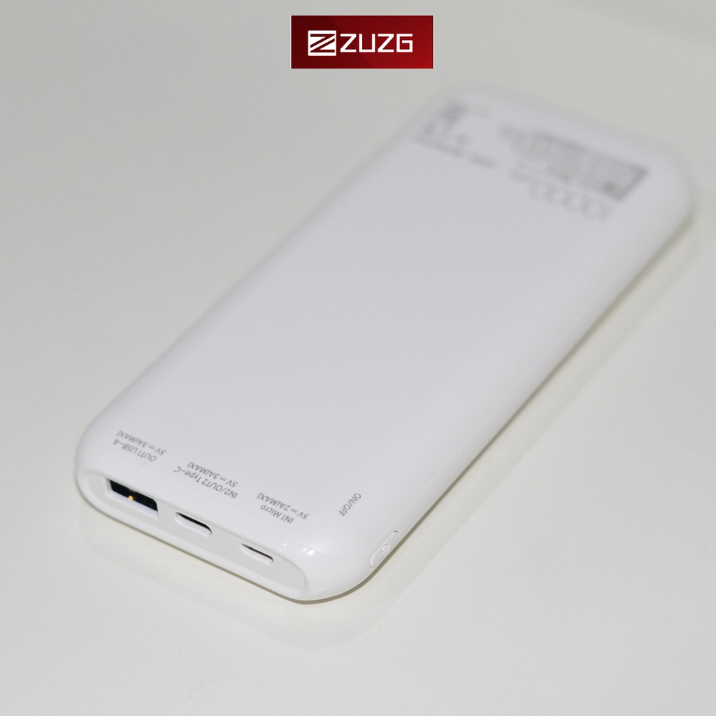 Sạc dự phòng 10000mAH 20W J36C - Hàng chính hãng ZUZG