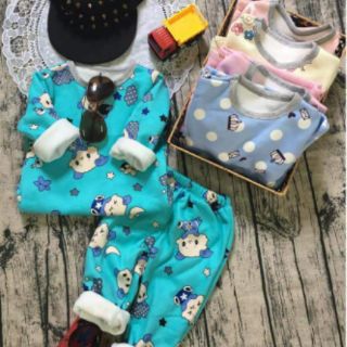 Bộ nỉ lót lông siêu cute