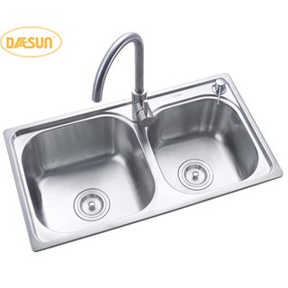 CHẬU RỬA INOX CAO CẤP DAESUN DS 763