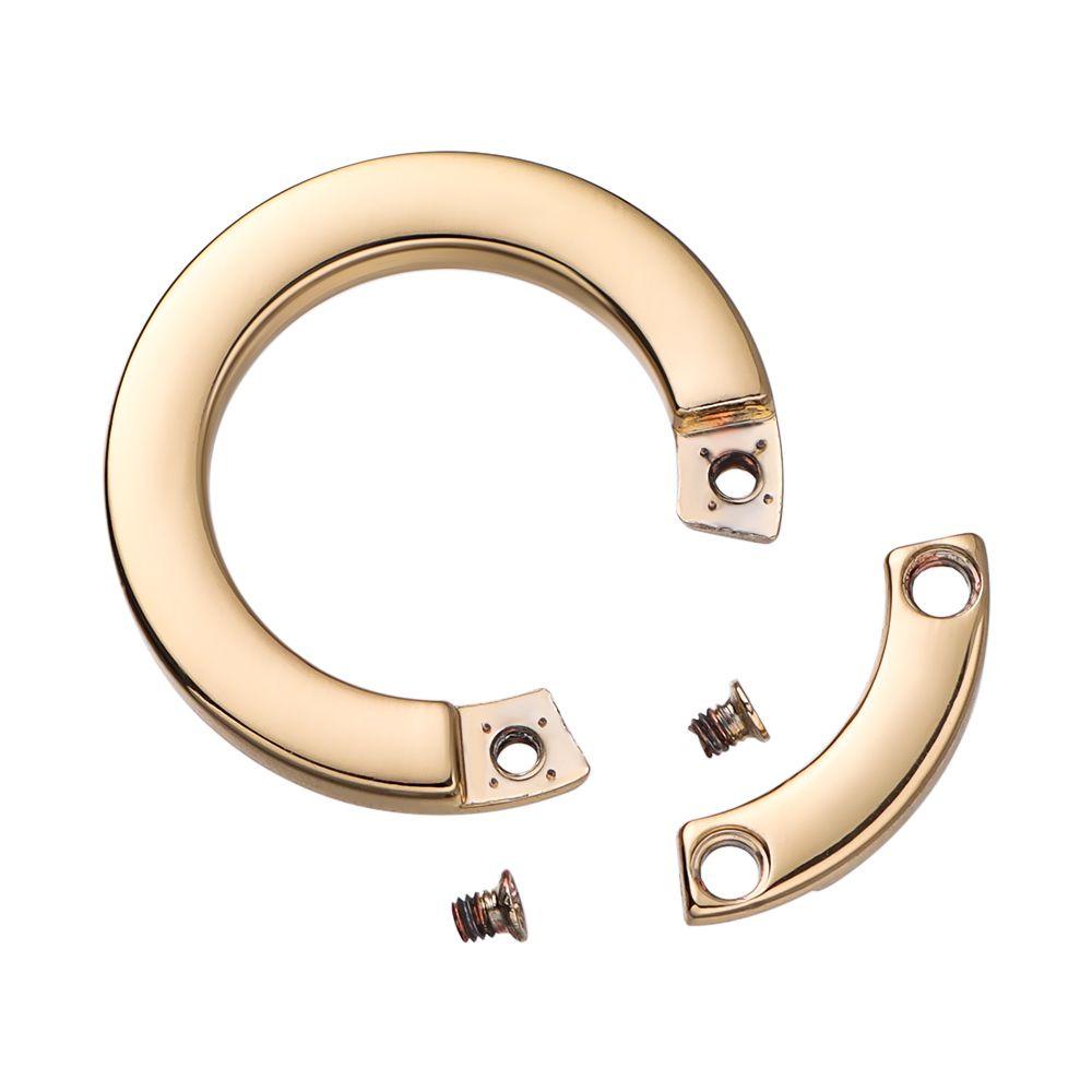 Set 1 / 2 Móc Khóa Túi Xách Hình Chữ O Bằng Hợp Kim Kẽm Chất Lượng Cao