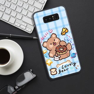 Ốp lưng samsung note 8/note 9 , in hình chú gấu nhỏ đáng yêu.