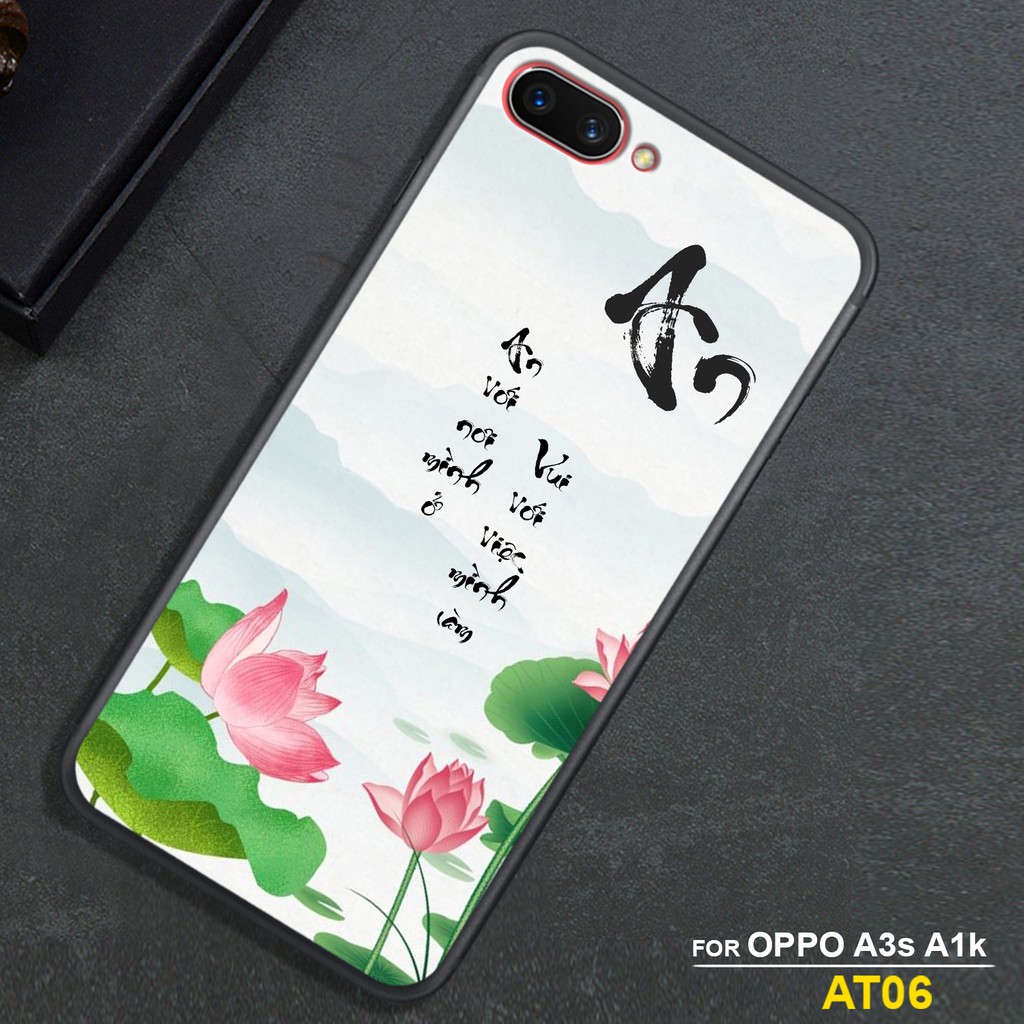Ốp lưng OPPO IN HÌNH CHỮ THƯ PHÁP dành cho máy OPPO A3S-A1K