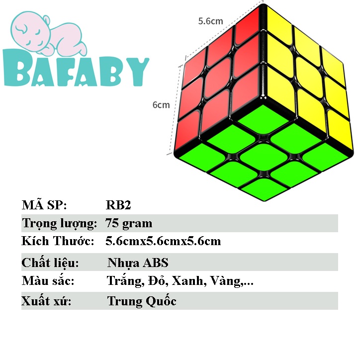 RUBIK 3x3 2x2 4x4 Giá Rẻ Đồ chơi Trẻ Em Và Người Lớn Xoay Trơn Mượt Tốc Độ Cao Bafaby R2