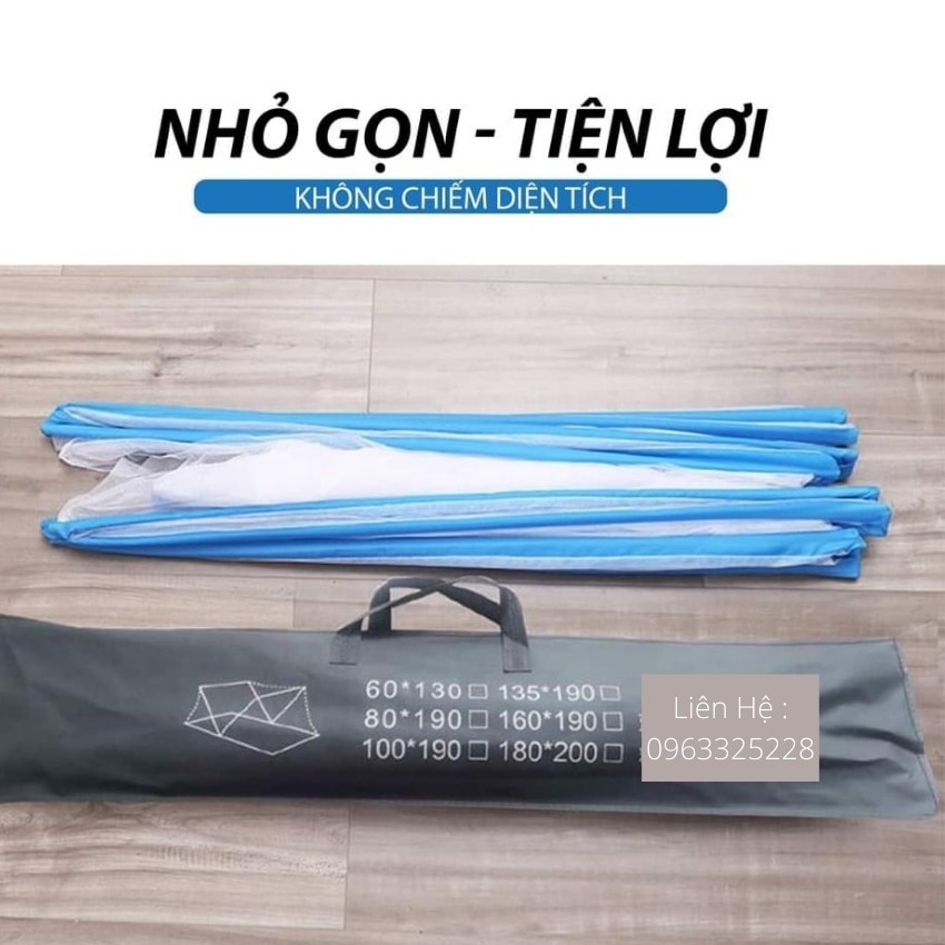 Mùng chụp tự bung mới nhất 2021 - Màn chụp tự bung gấp gọn thông minh chống muỗi hiệu quả