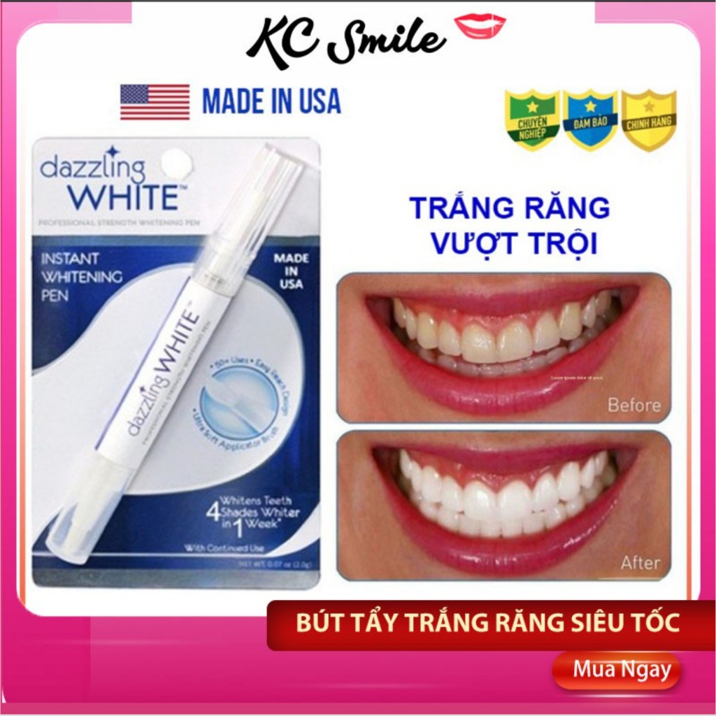 Bút tẩy trắng răng Dazzling White FREESHIP Nhập khẩu Mỹ