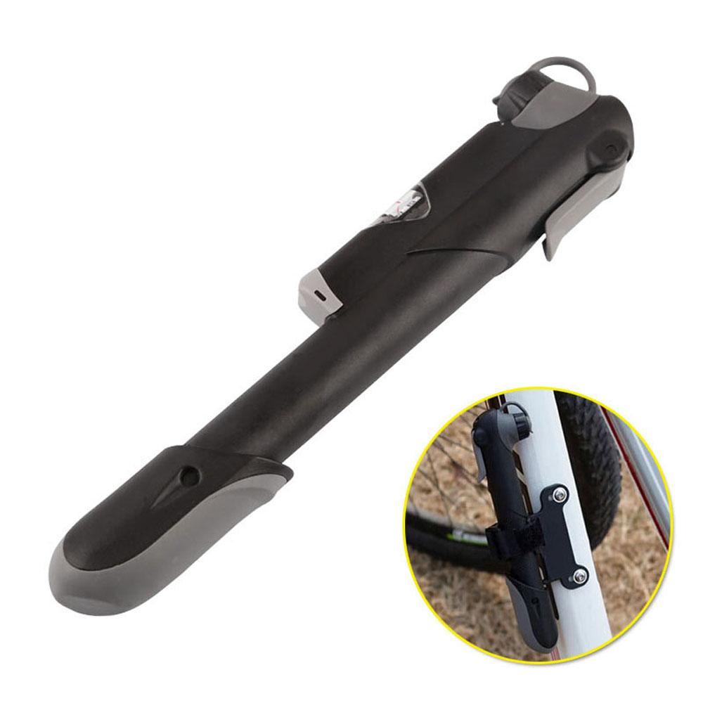 Bơm Lốp Xe Đạp Leo Núi Presta &amp; Schrader Đa Năng Chất Lượng Cao Siêu Bền Kèm Đồng Hồ Đo