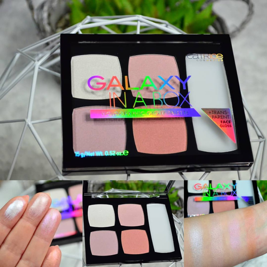 Bảng bắt sáng Catrice Galaxy in a box holographic glow palette