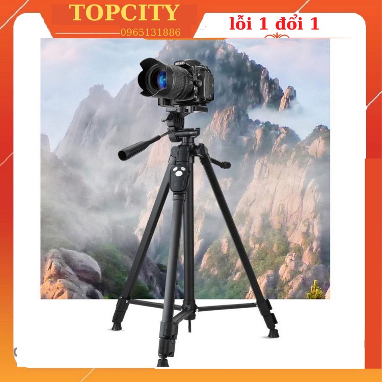 Tripod 3388 Có Bluetooth Remote - Mẫu Mới Cao 140 Cm TOP CITY