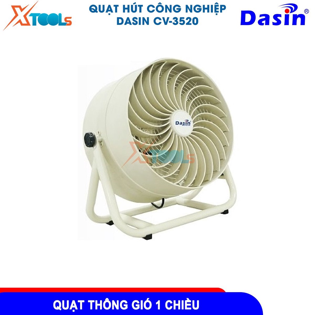 Quạt hút công nghiệp Dasin CV-3520 lưu lượng gió 66 m3/phút công suất 45W thải không khí ẩm mốc [CHÍNH HÃNG][XTOOLS]