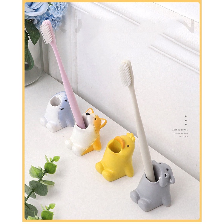 Kệ để bàn chải ⚡ SIÊU HOT ⚡ Đồ cắm bàn chải đánh răng nhiều hình dễ thương