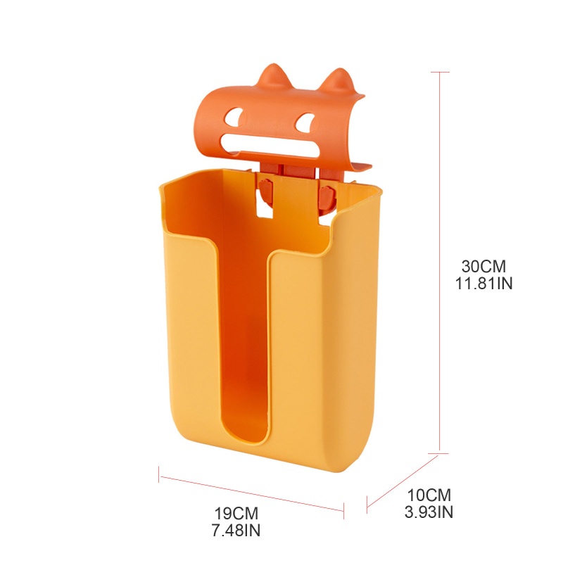 Hộp Đựng Túi Rác Gắn Tường Hình Mèo Dễ Thương