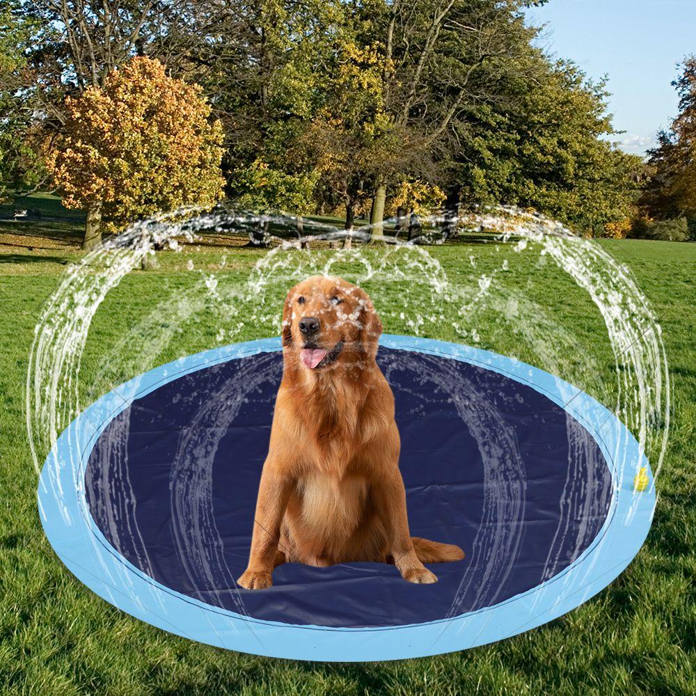 Thảm Phun Nước Làm Mát Mùa Hè Bơm Hơi Chống Trượt Cho Thú Cưng LAYOR1 150cm / 170cm