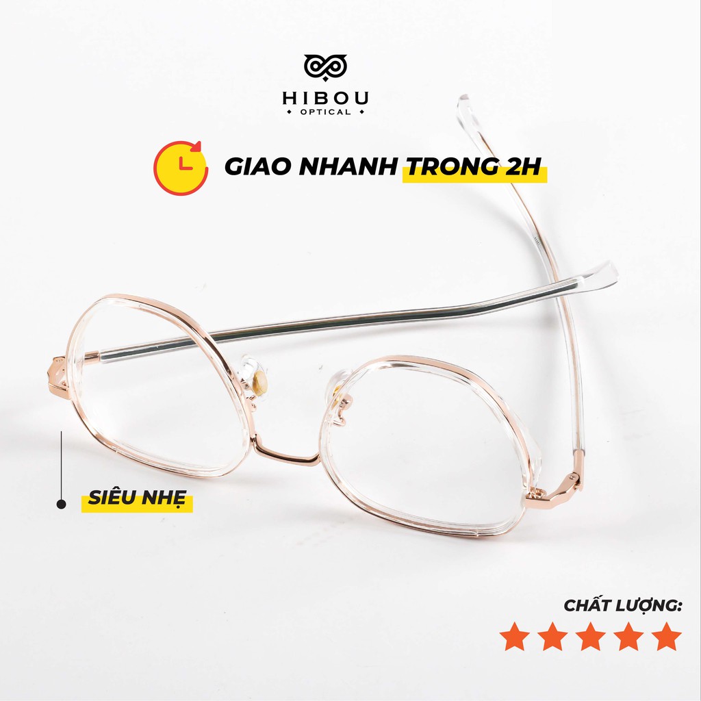 Gọng kính cận thời trang nam nữ Hibou GT2116