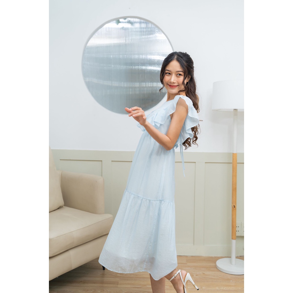 MINX - Đầm Alyssa Shoulder Ruffle Dress