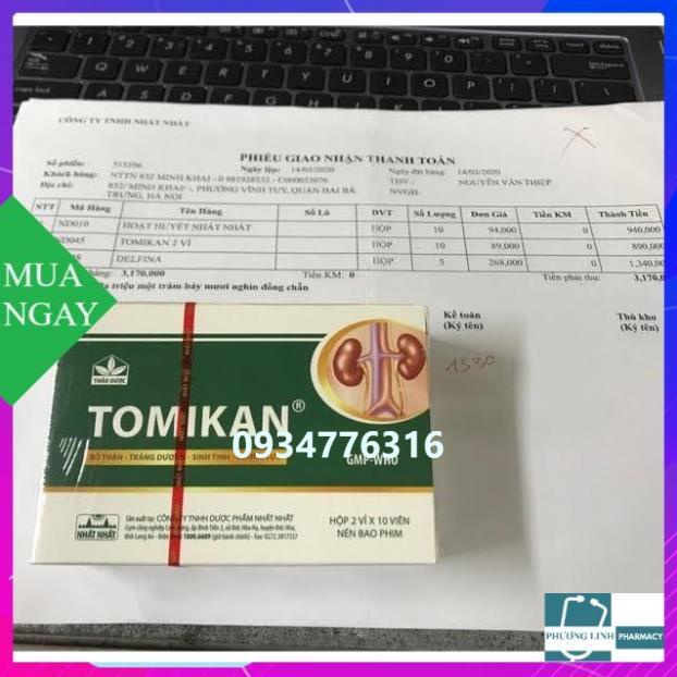 Tomikan nhất nhất hộp 20 viên