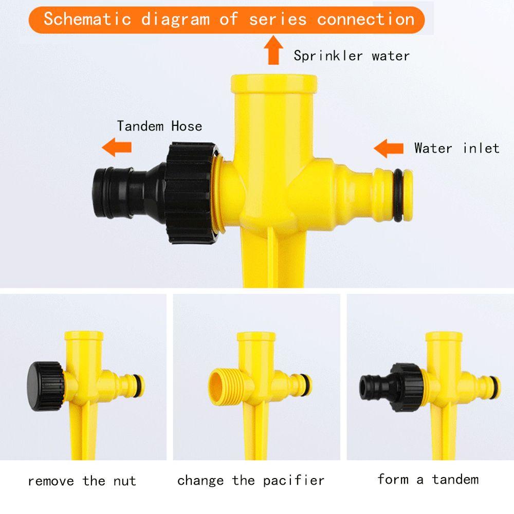 ELEGANT Vòi Phun Nước Chống Nắng Bảo Vệ 360 Độ° Thiết Bị Tưới Nước Tự Động