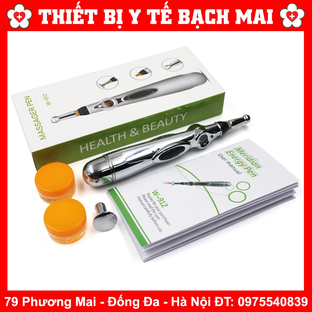 [Kèm Pin] Bút Xung Huyệt - Bút Châm Cứu Trị Liệu Xung Điện W-912