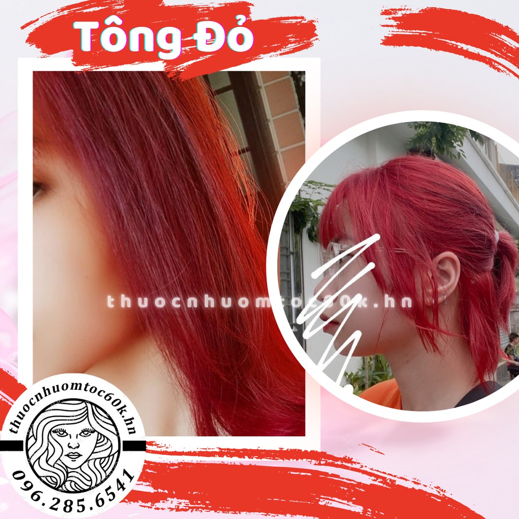 Thuốc nhuộm tóc màu Đỏ kèm trợ dưỡng găng tay thuocnhuomtoc60k.hanoi | BigBuy360 - bigbuy360.vn
