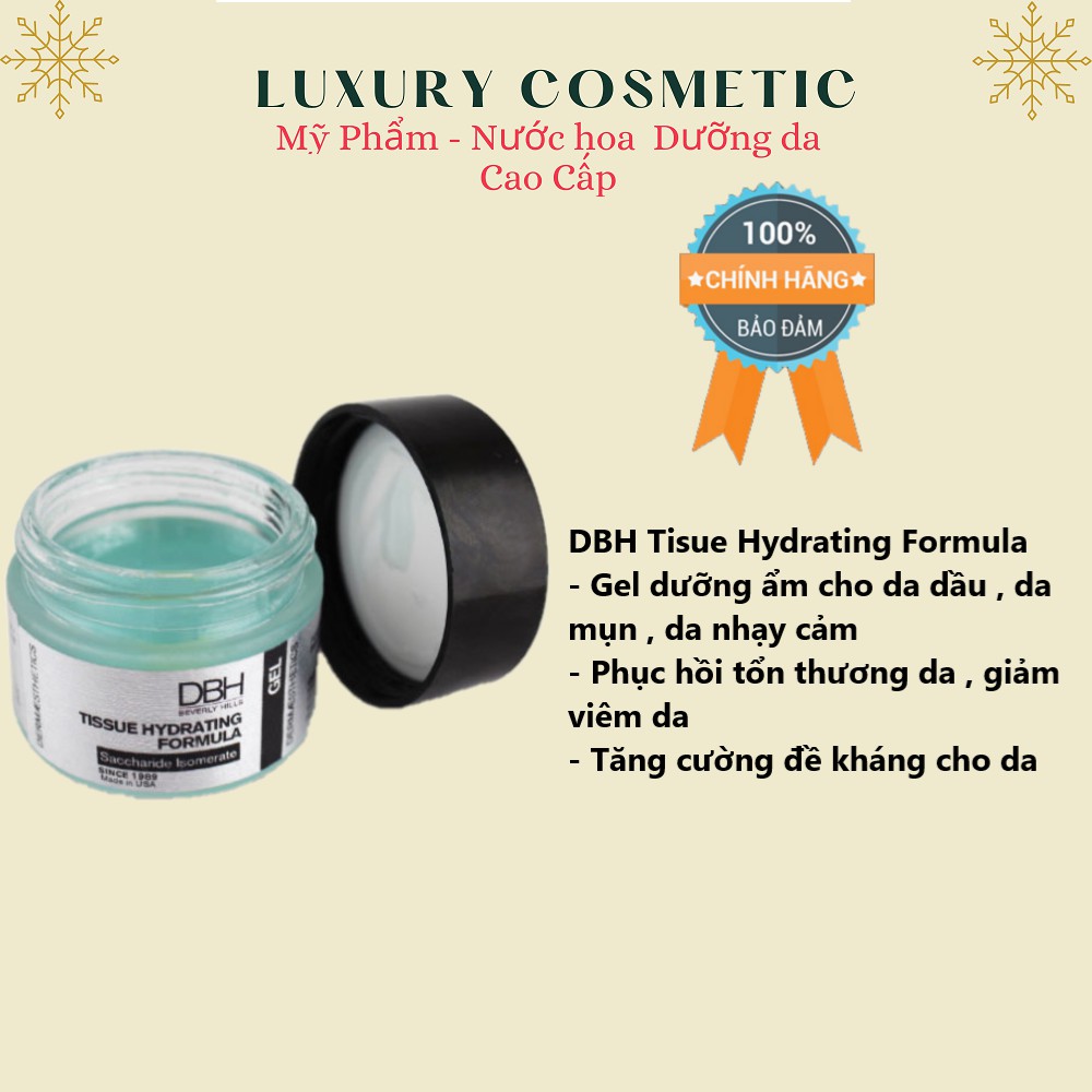 Gel cấp ẩm - dưỡng tăng cường phục hồi da DBH Tissue Hydrating Formula (28g)