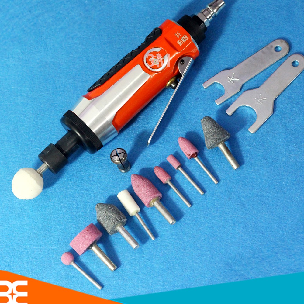 Bộ Máy Mài Hơi Cầm Tay 8201 Trục Kẹp 3mm/6mm Đa Năng