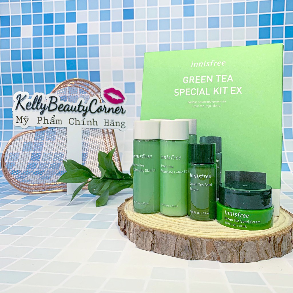 Bộ Dưỡng Trà Xanh Innisfree Green Tea Special Kit EX