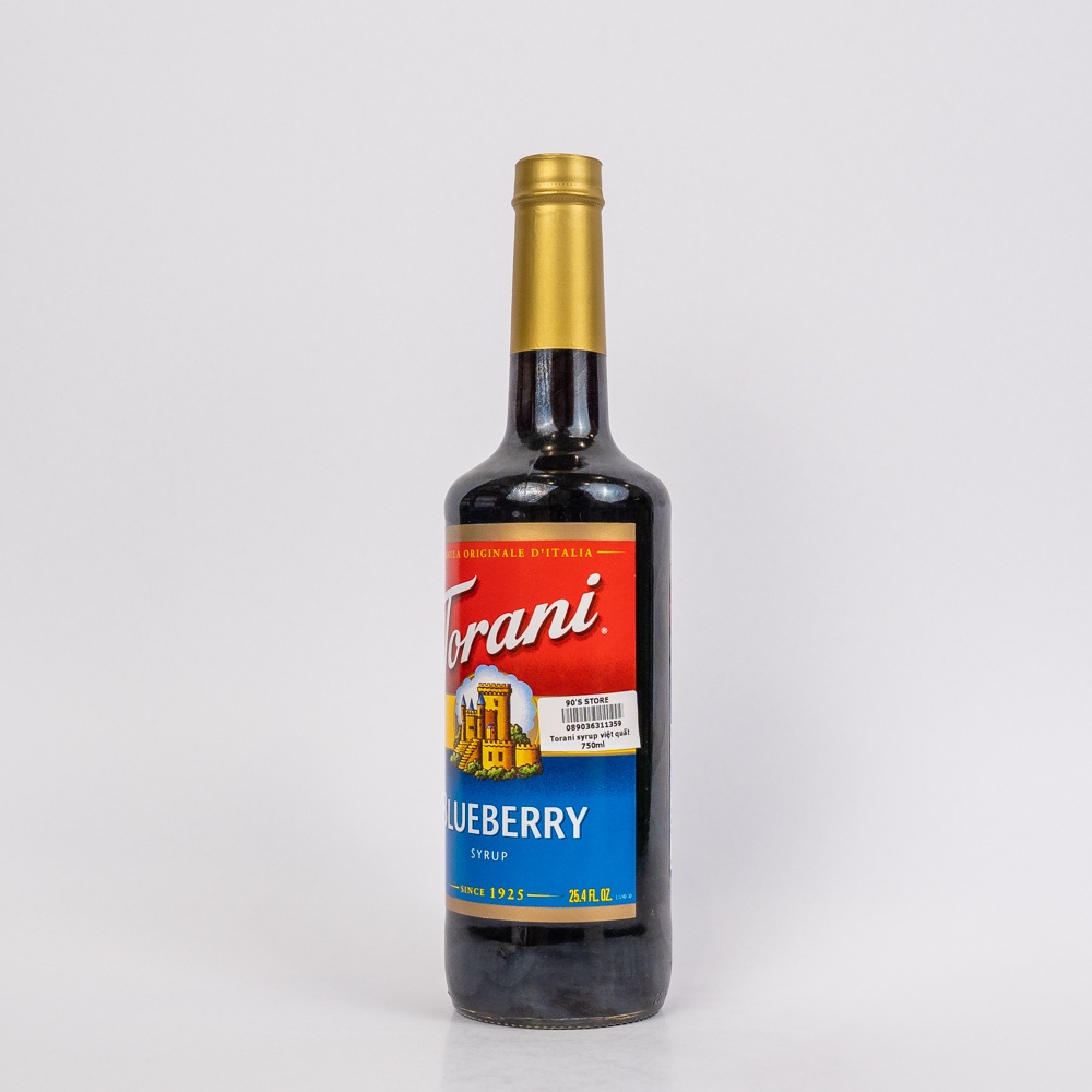 Torani syrup việt quất 750ml