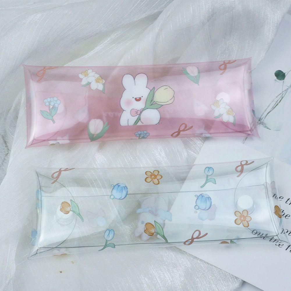 Túi Đựng Bút / Cọ Trang Điểm LAYOR1 Trong Suốt Hình Động Vật