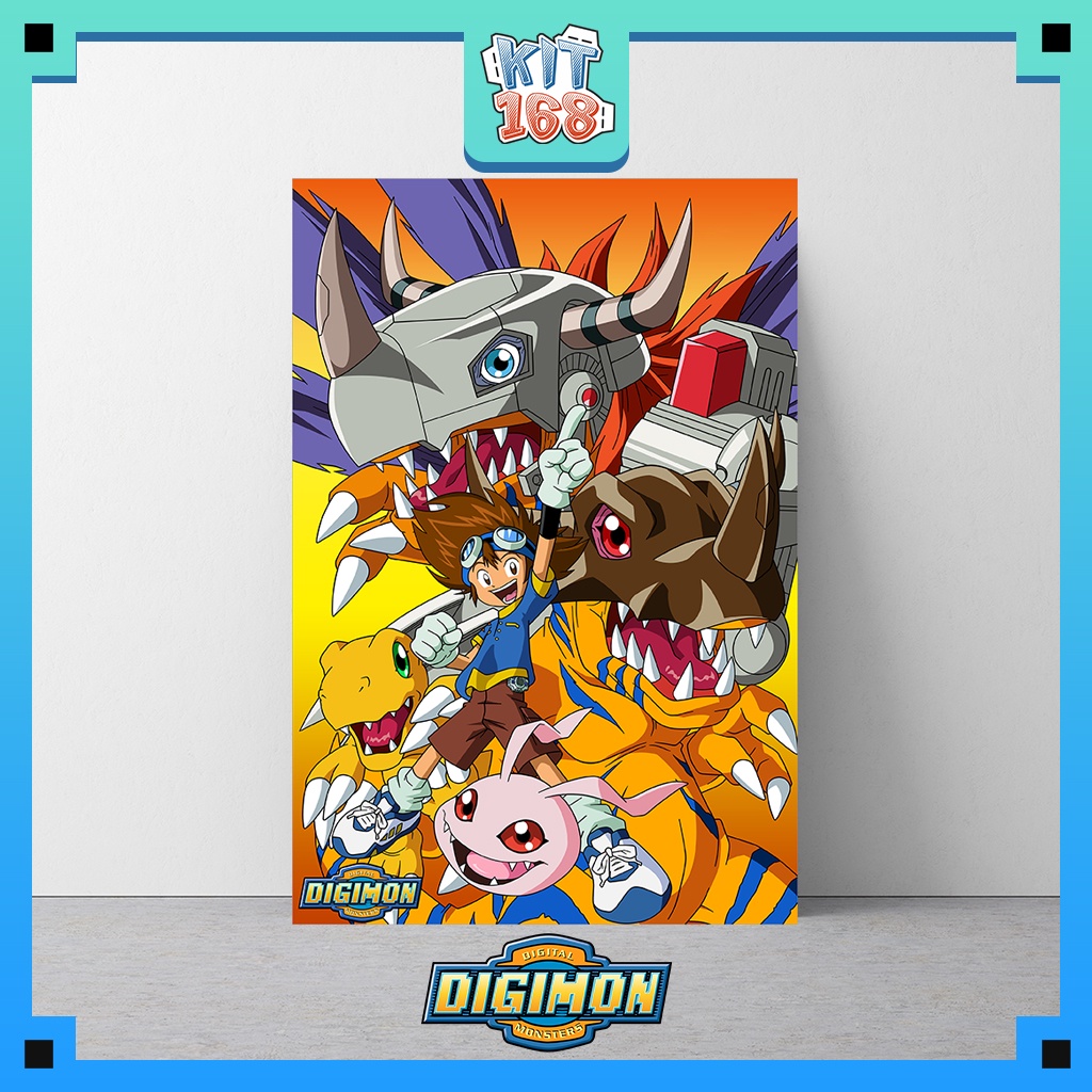Poster Hình Taichi và Agumon - Digimon (POSPIC-0081)