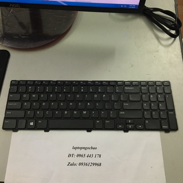 Bàn phím laptop dell 5537