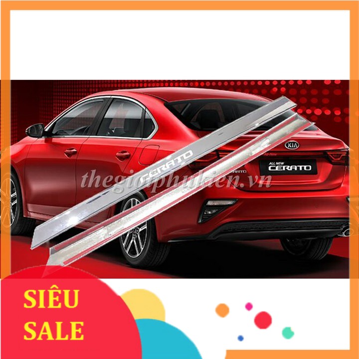 Độ tay mở cốp sau theo xe Kia Cerato 2019 - mạ Crom