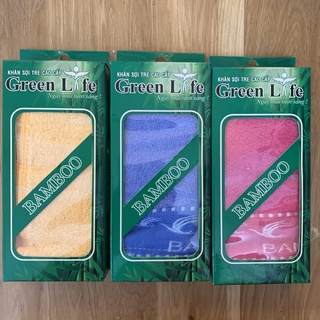 Khăn mặt sợi tre cao cấp Bamboo