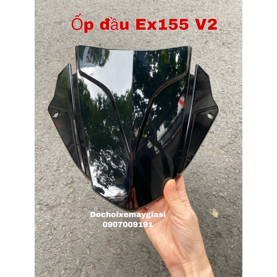 MÃO- ỐP ĐẦU CHO EXCITER 155 ĐEN TRONG