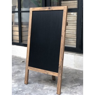 Khung bảng hiệu 1 mặt bảng 40x80cm | Bảng đen có chân đứng