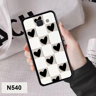 Ốp Samsung J7 Prime / J5 Prime in hình trái tim caro đen trắng , hồng cute xinh xắn dễ thương