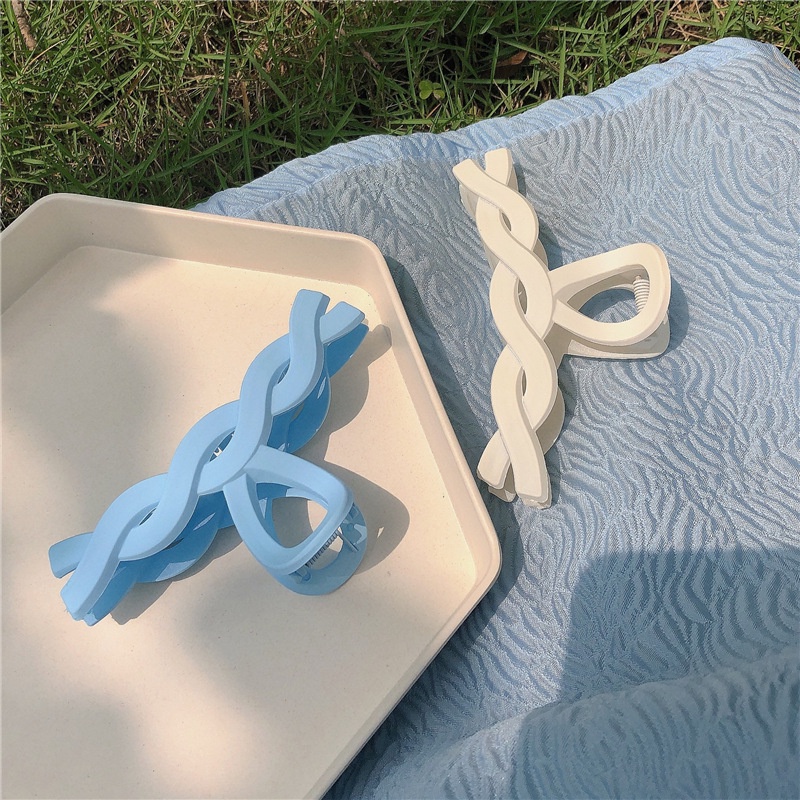 Kẹp Tóc Xoắn Màu Sắc Macaron Thời Trang Xuân Hè Cá Tính