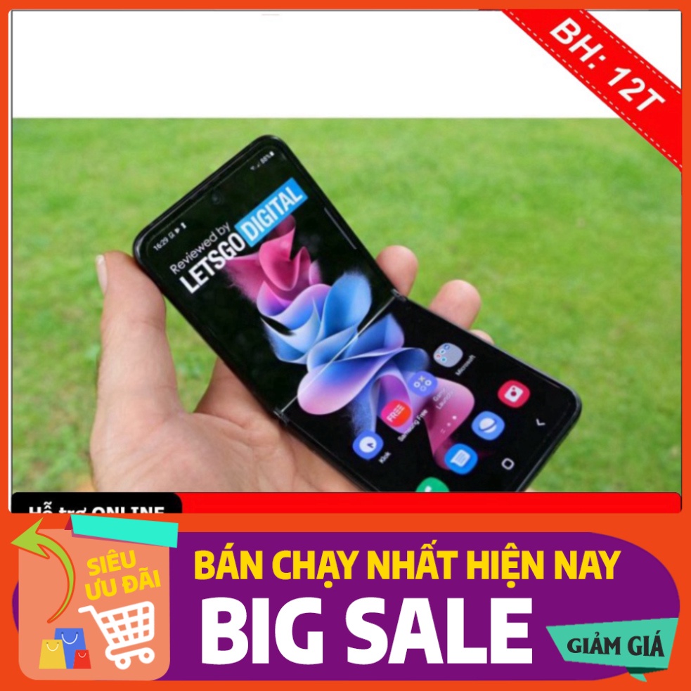 Điện thoại Samsung Galaxy Z Flip 3  - Nguyên hộp đủ bảo hành  - Tuấn Trinh