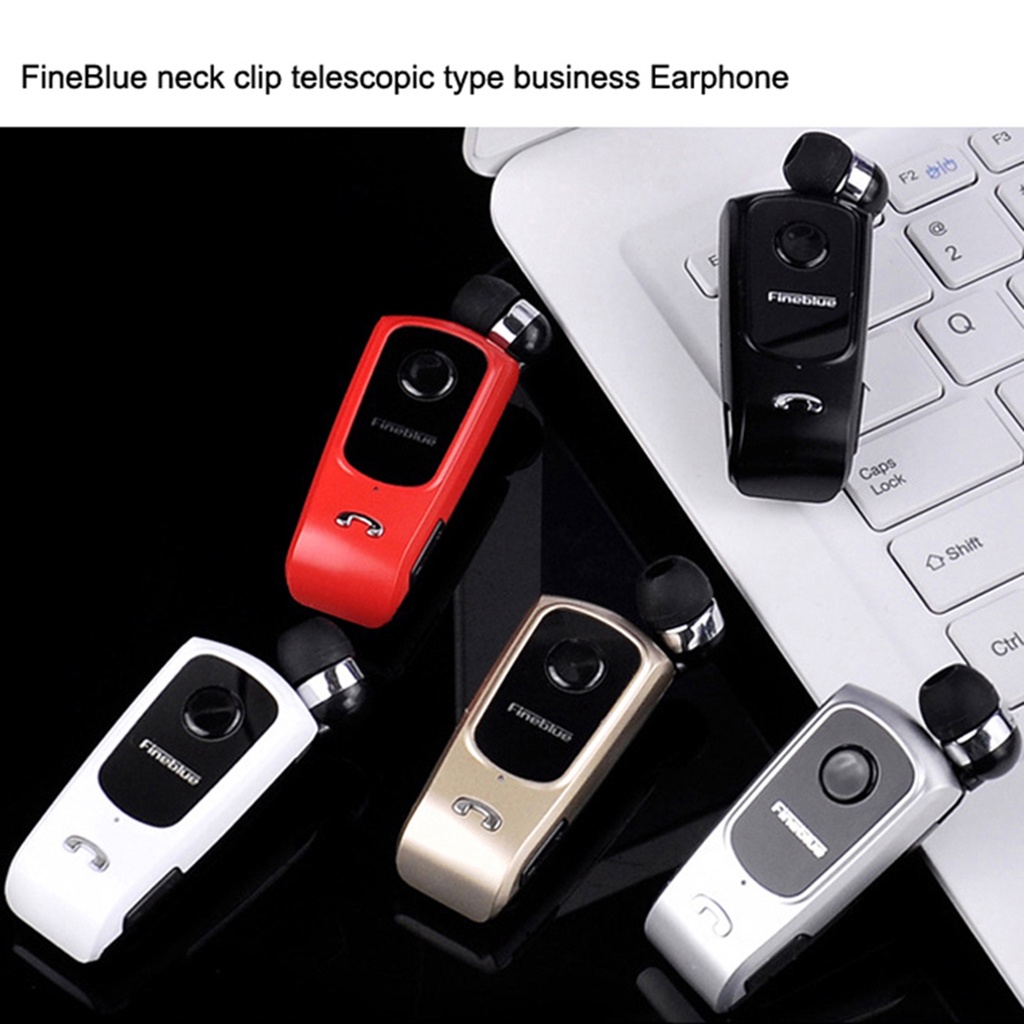 [BMM1] Tai Nghe Bluetooth Fineblue F920 Kẹp Cổ Áo Cảnh Báo Thông Tin Được