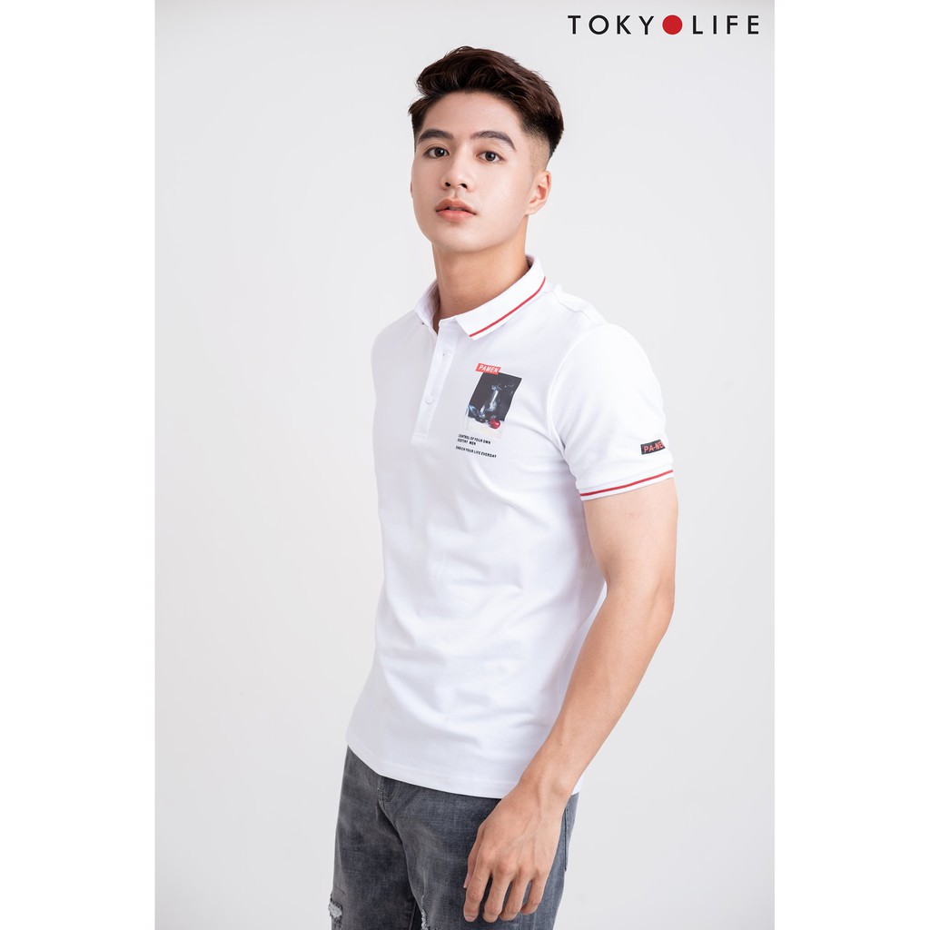 Áo Polo Nam Cotton Cao Cấp, Basic Sang Trọng Lịch Lãm TOKYOLIFE E7POL007G