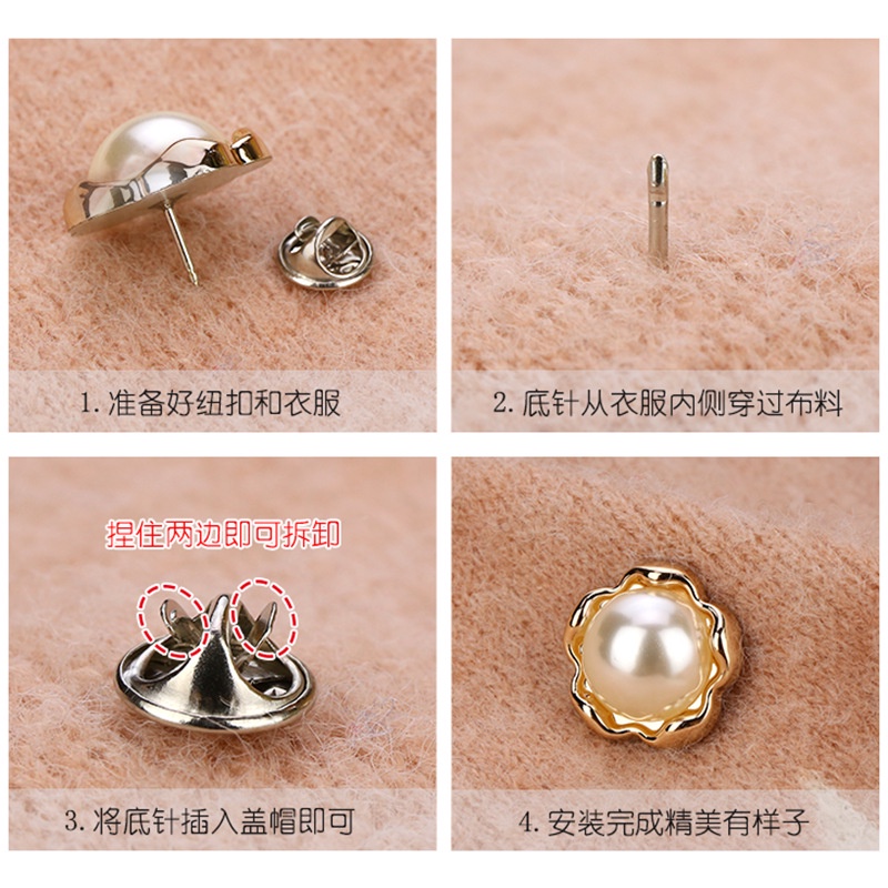 Nút Áo Khoác sweater/Áo Khoác sweater Không Cần Nút Có Thể Tháo Rời Chống Ánh Sáng Thời Trang