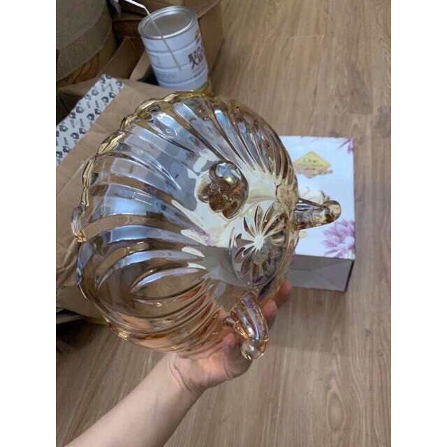 bát thủy tinh 3 chân đựng hoa quả | BigBuy360 - bigbuy360.vn