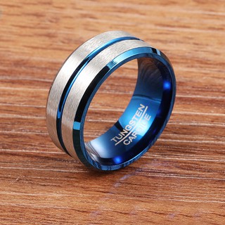 Nhẫn Nam Tungsten cặp đôi thời trang Hàn Quốc