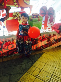 Đầm Noel bé gái
