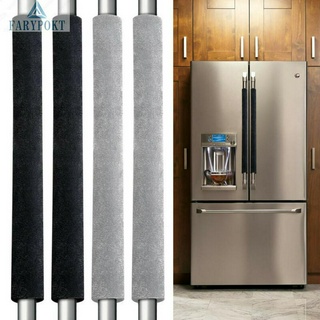 Set 2 Miếng Bọc Bảo Vệ Tay Cầm Tủ Lạnh Bằng Vải Nhung