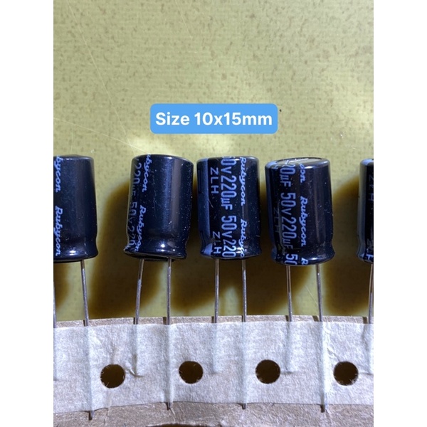 (Set 5pcs) Tụ hoá 50V 22uf 100uf 150uf 220uf 470uf 1000uf 2200uf mới chất lượng cao