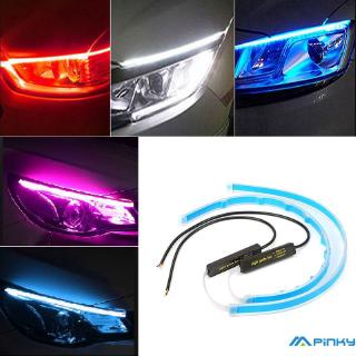 2x Sequential LED Strip Turn Signal Switchback Indicator Daytime Running Lights